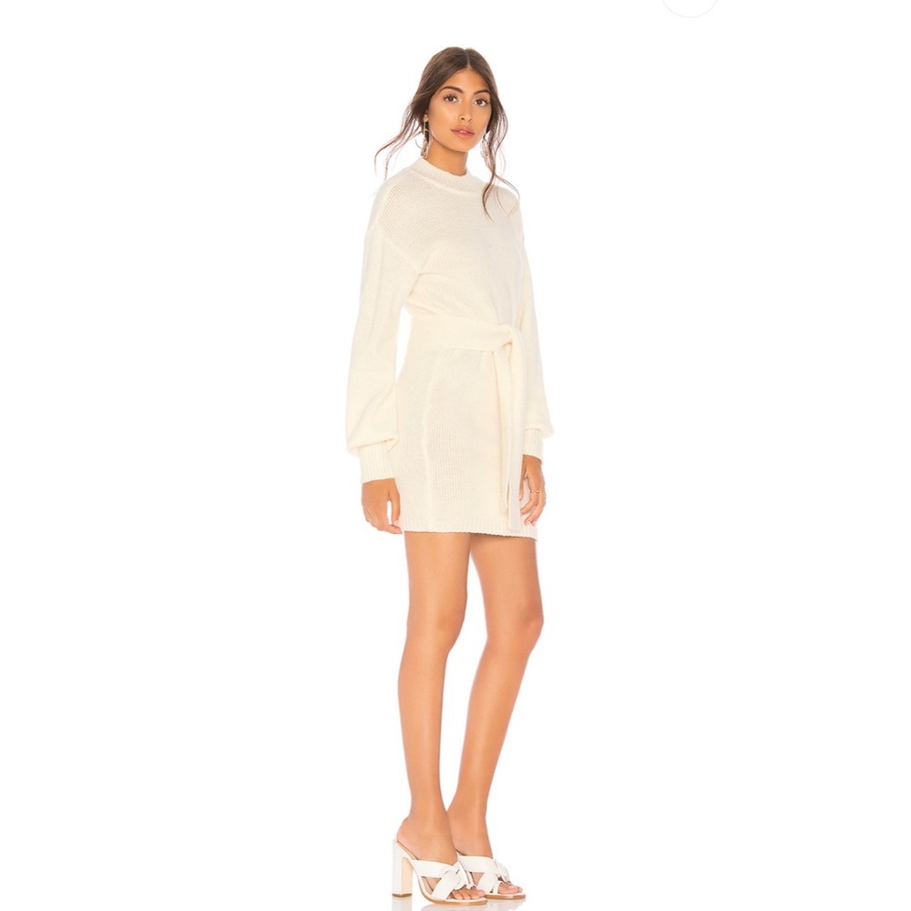 NWT tie up sweater dress small